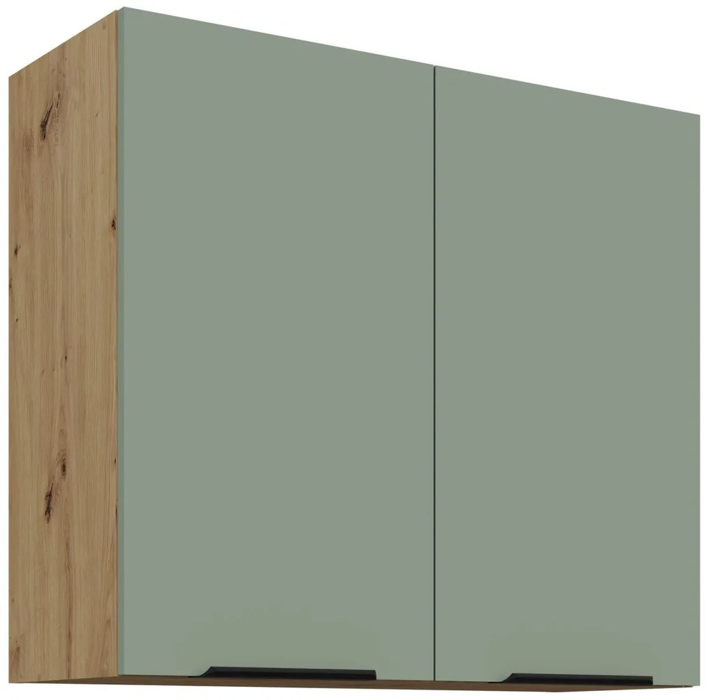 Κρεμαστό ντουλάπι Arianna 80 G 72 2F-Φυστικί