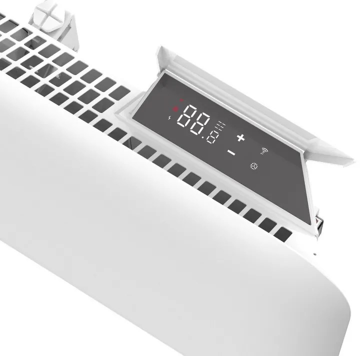 Θερμοσίφωνας Mill Invisible WiFi PA1200WIFI3, 1200W, 18 m2, 10 ρυθμίσεις θερμοκρασίας, Wi-Fi, Bluetooth, IPX4, Λευκό