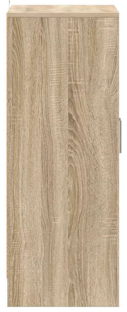 vidaXL Παπουτσοθήκη Sonoma Δρυς 60 x 35 x 92 εκ. από Επεξ. Ξύλο