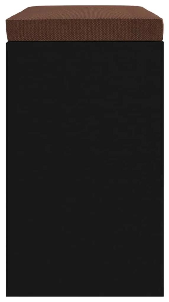 Παπουτσοθήκη Μαύρη 103 x 30 x 48 εκ. από Επεξεργασμένο Ξύλο - Μαύρο