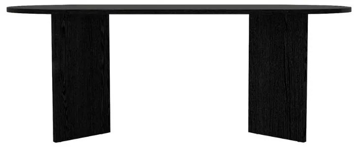 Τραπέζι Cortado Megapap χρώμα sencron black 200x90x74εκ.
