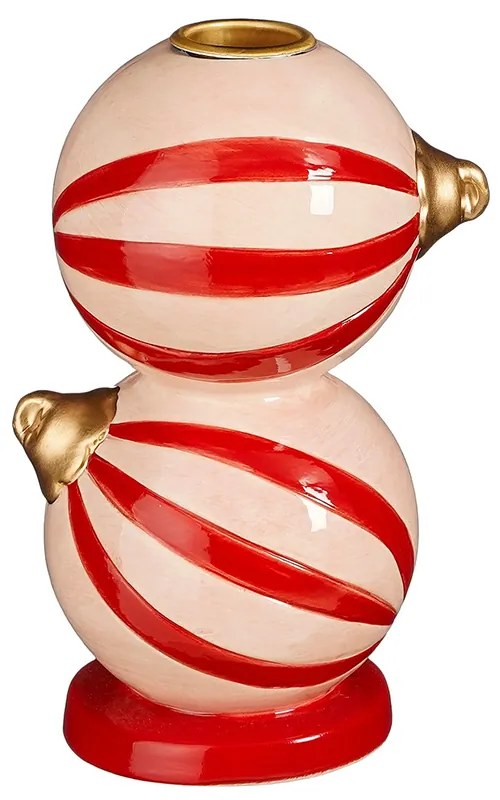 Χριστουγεννιάτικο Κηροπήγιο (Φ9.5x14.5) Edelman Candleholder L.Pink 1164286