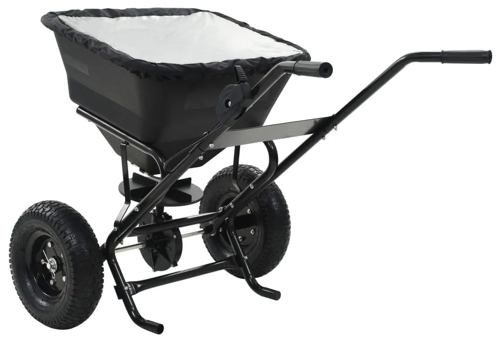 vidaXL Διανομέας Αλατιού Ώθησης 45 L 106 x 73 x 76 εκ. από PVC/Ατσάλι