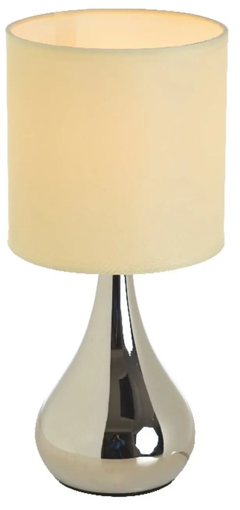 Φωτιστικό Επιτραπέζιο Table &amp; Floor Luminairies KS1178T1CH Beige Metal, Fabric