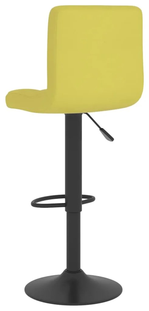 vidaXL Σκαμπό Μπαρ Πράσινο Υφασμάτινο