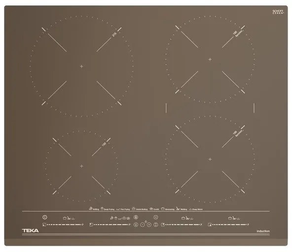 TEKA IZC 64630 LB MST Επαγωγική Εστία Αυτόνομη με Λειτουργία Κλειδώματος London Brick Brown Glass 60x51εκ
