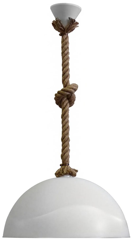 Φωτιστικό Sfera 36 Rope Ut-Wh 31-0942 Heronia Σχοινί,Γυαλί