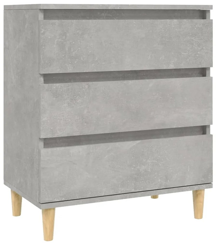 vidaXL Ντουλάπι Γκρι Σκυροδέματος 60x35x70 εκ. Επεξεργασμένο Ξύλο