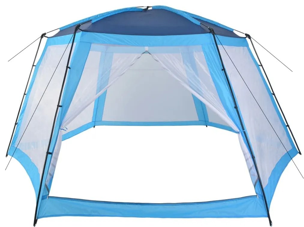 vidaXL Σκίαστρο Πισίνας Μπλε 590 x 520 x 250 εκ. Υφασμάτινο