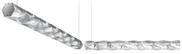 Γραμμικό Κρεμαστό Φωτιστικό Οροφής LED 60W Διάφανο Πρίσμα Μονάδα Συστήματος Dimmable Hugo HUGSSS3PRS01TAR000EU Slamp-HUGSSS3PRS0 HUGSSS3PRS01TAR000EU