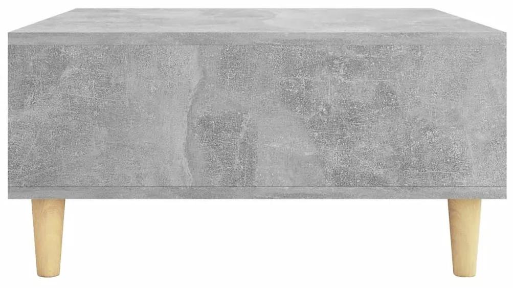 Τραπεζάκι Σαλονιού Γκρι Σκυροδέματος 60x60x30 εκ. Μοριοσανίδα - Γκρι