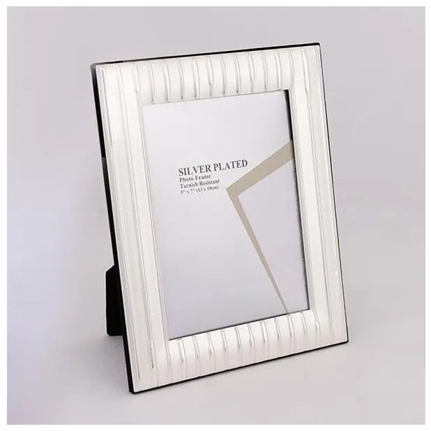 Κορνίζα Μεταλλική Επάργυρη Ασημί 13x18cm 756-10017 Estheti-756-10017-Ασημί 756-10017