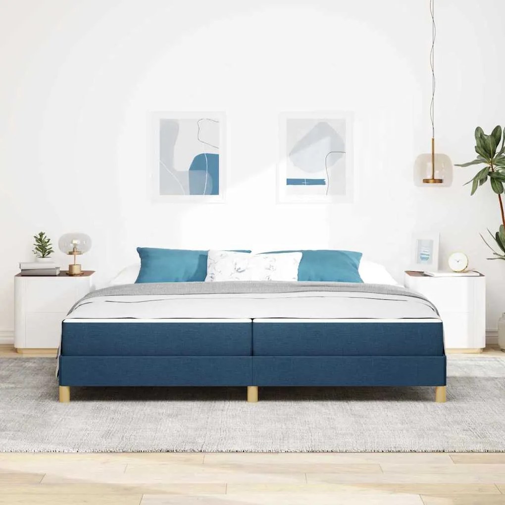 vidaXL Κρεβάτι με ελατήρια Ταμπά, Καφέ 200 x 200 cm