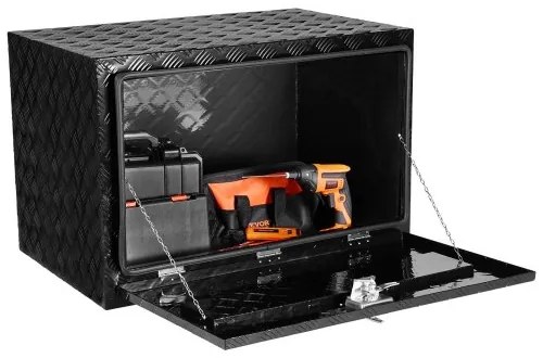 VEVOR Underbody Aluminum Truck Tool Box 36&quot; x 24&quot; x 24&quot; Trailer RV Tool Storage
