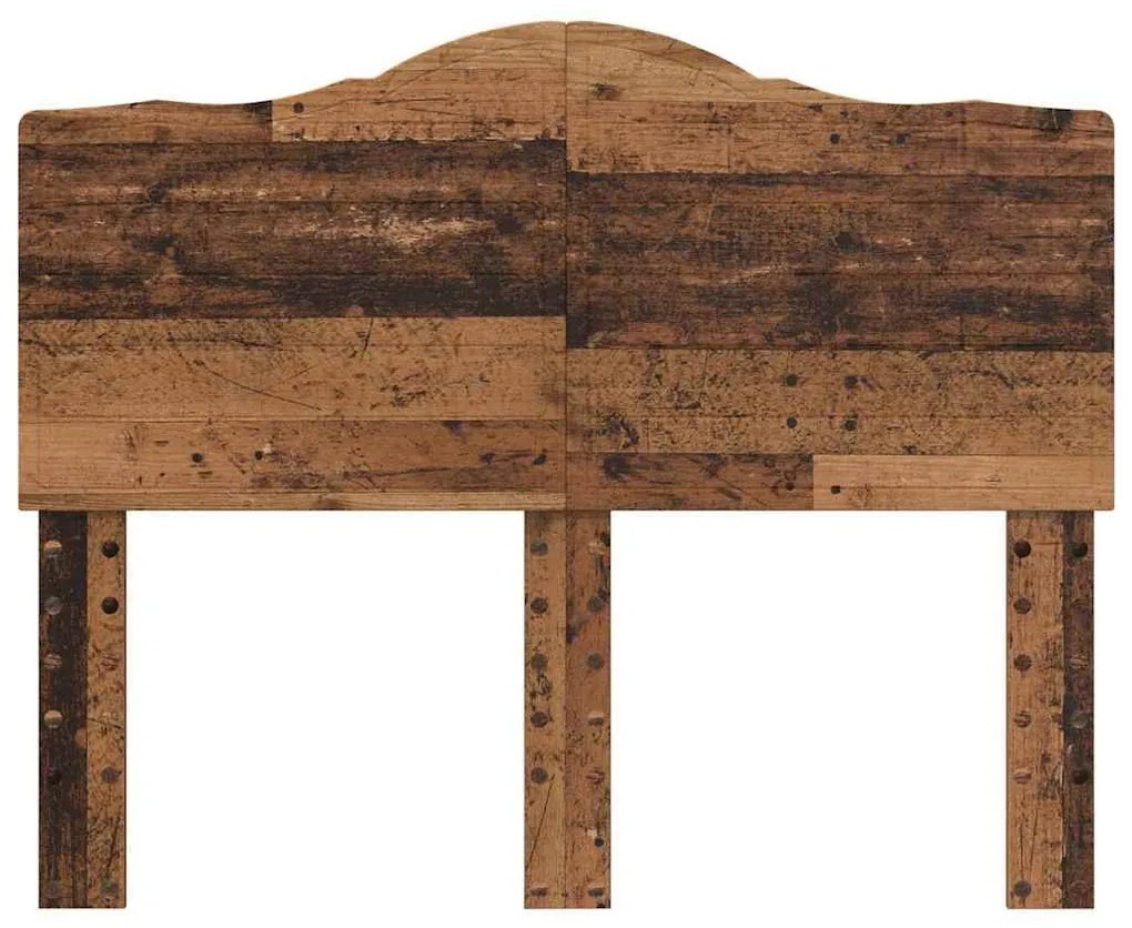 vidaXL Κεφαλάρι με κεφαλάρι Παλιό Ξύλο 135 cm Επεξεργασμένο ξύλο