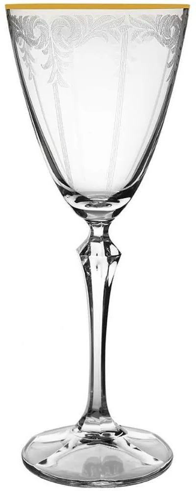 Ποτήρι Κολωνάτο Νερού Elisabeth CLX08890021 350ml Clear Από Κρύσταλλο Βοημίας Κρύσταλλο