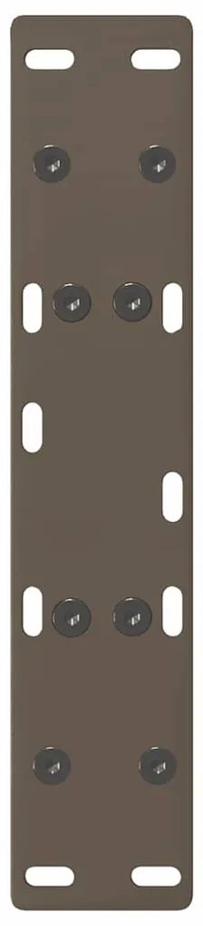 vidaXL Πόδια Τραπεζιού Σαλονιού Σχήματος Α 2 τεμ. 40x(30-31) εκ. Ατσάλι