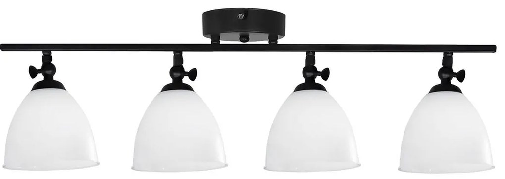 Σποτ Πολύφωτο Heronia Ovo Black/White 34-0355