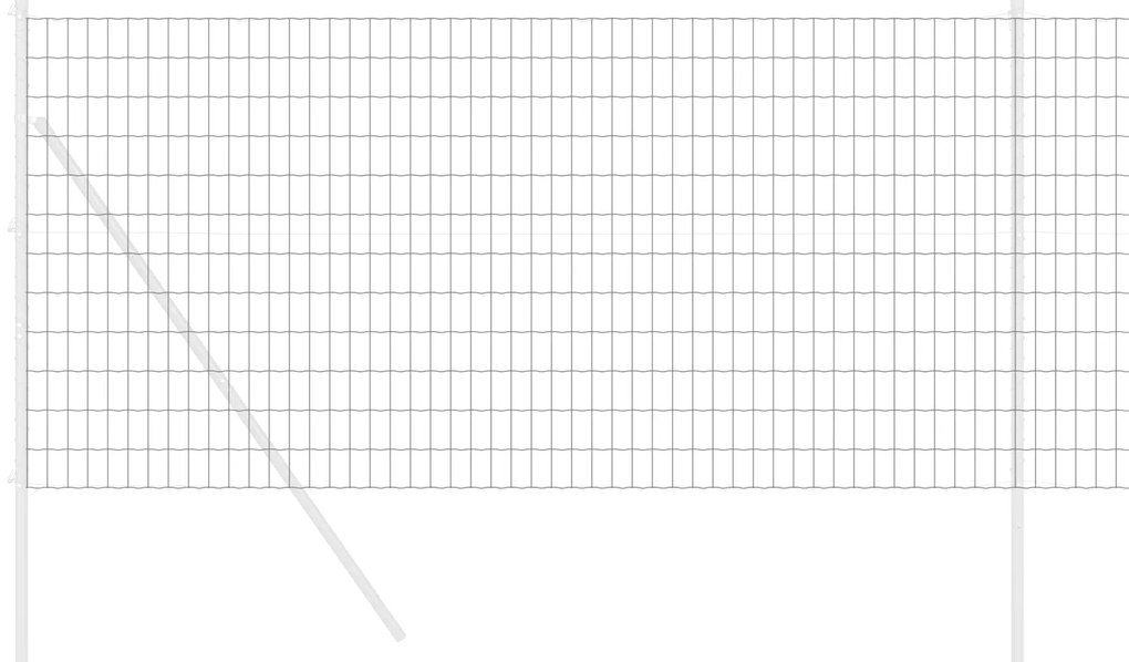 vidaXL Ευρωπαϊκό Φράχτη Γκρι 1x25 μ. Σίδηρος