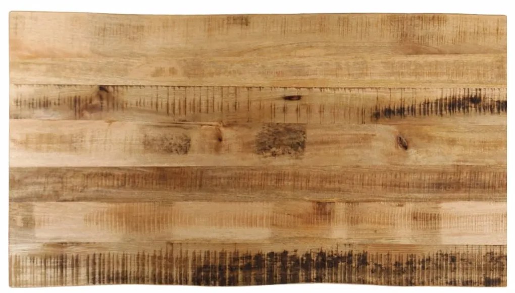 vidaXL Επιφάνεια Τραπεζιού 110x60x2,5 εκ. Live Edge Μασίφ Ξύλο Μάνγκο
