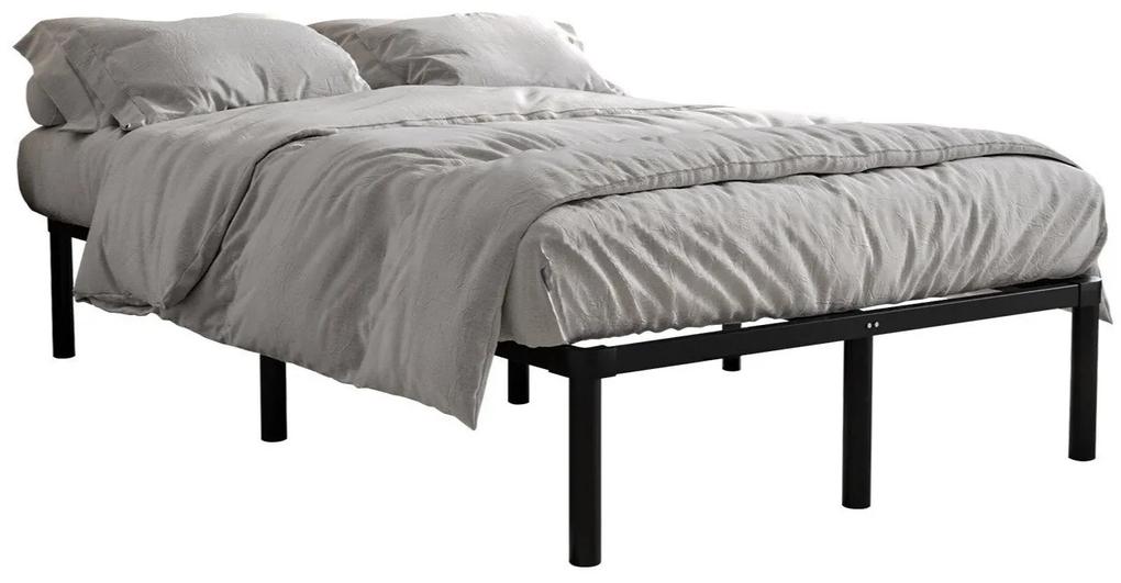 Κρεβάτι Hartford 427, Μονόκλινο, Μαύρο, 120x200, Τάβλες για Κρεβάτι, 119x204x32cm, 26 kg | Epipla1.gr