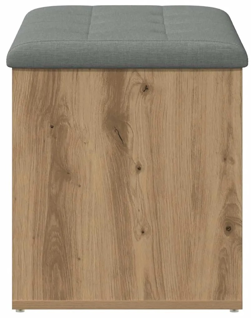 vidaXL Πάγκος αποθήκευσης  Artisan Oak 82x42x45 cm Κατασκευασμένο ξύλο