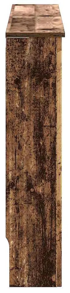 vidaXL Καπάκι Καλοριφέρ Παλιό Ξύλο 152 x 19 x 81,5 cm