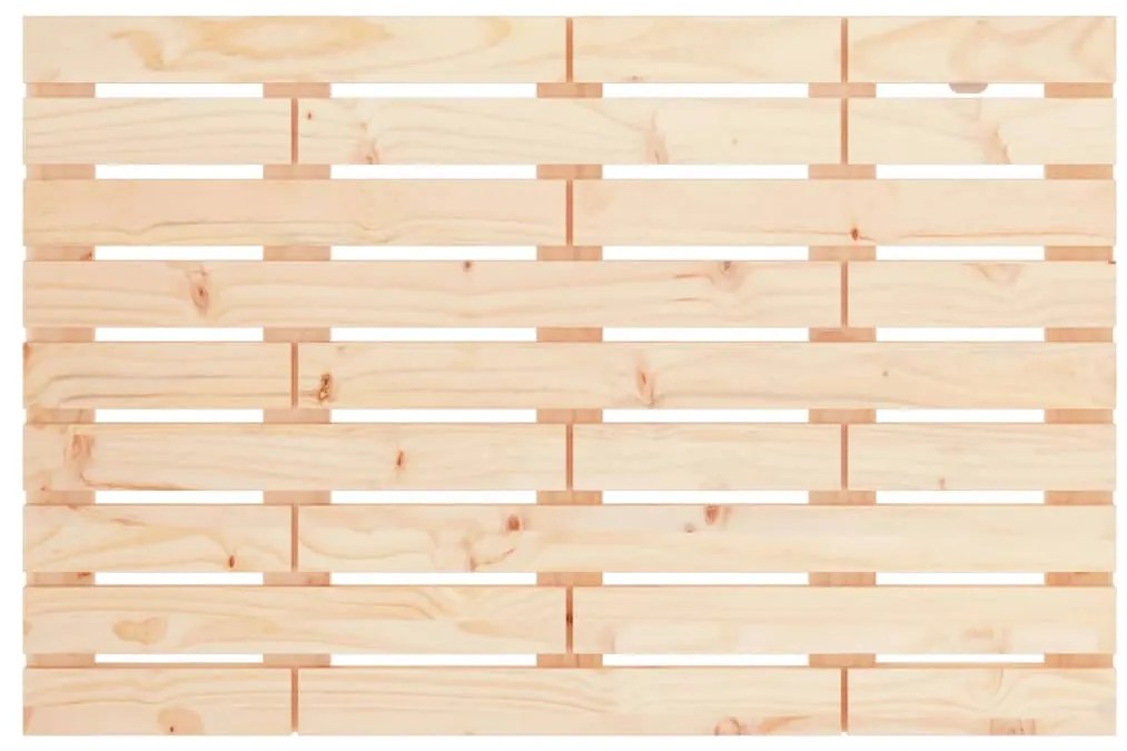 vidaXL Κεφαλάρι Επιτοίχιο 96 x 3 x 63 εκ. από Μασίφ Ξύλο Πεύκου
