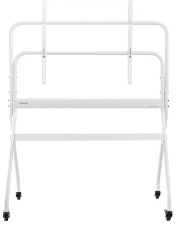 VEVOR Rolling TV Stand Mobile TV Cart Holds Up to 198 lbs for 35-100 In Screens