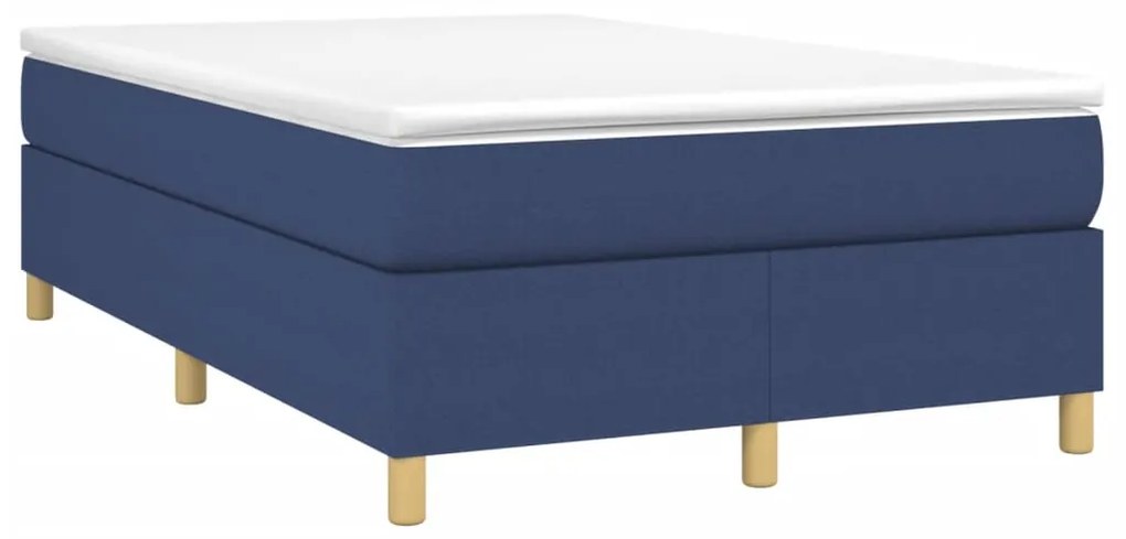 ΚΡΕΒΑΤΙ BOXSPRING ΜΕ ΣΤΡΩΜΑ ΜΠΛΕ 120X190 ΕΚ. ΥΦΑΣΜΑΤΙΝΟ 3269696