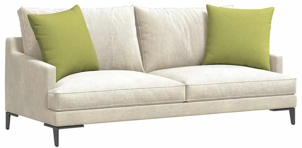 vidaXL Μαξιλάρι Καναπέ 2 pcs Ανοιχτό Πράσινο 50 x 50 cm ύφασμα