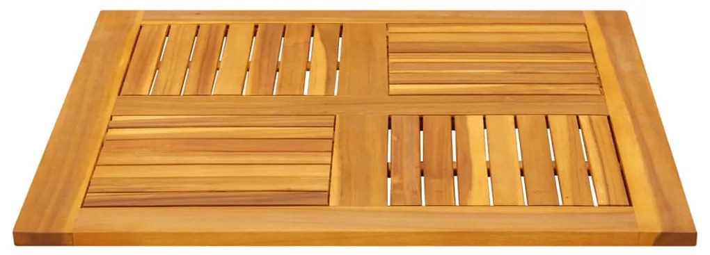 vidaXL Επιφάνεια Τραπεζιού Τετράγωνη 80x80x2,2 εκ. Μασίφ Ξύλο Ακακίας