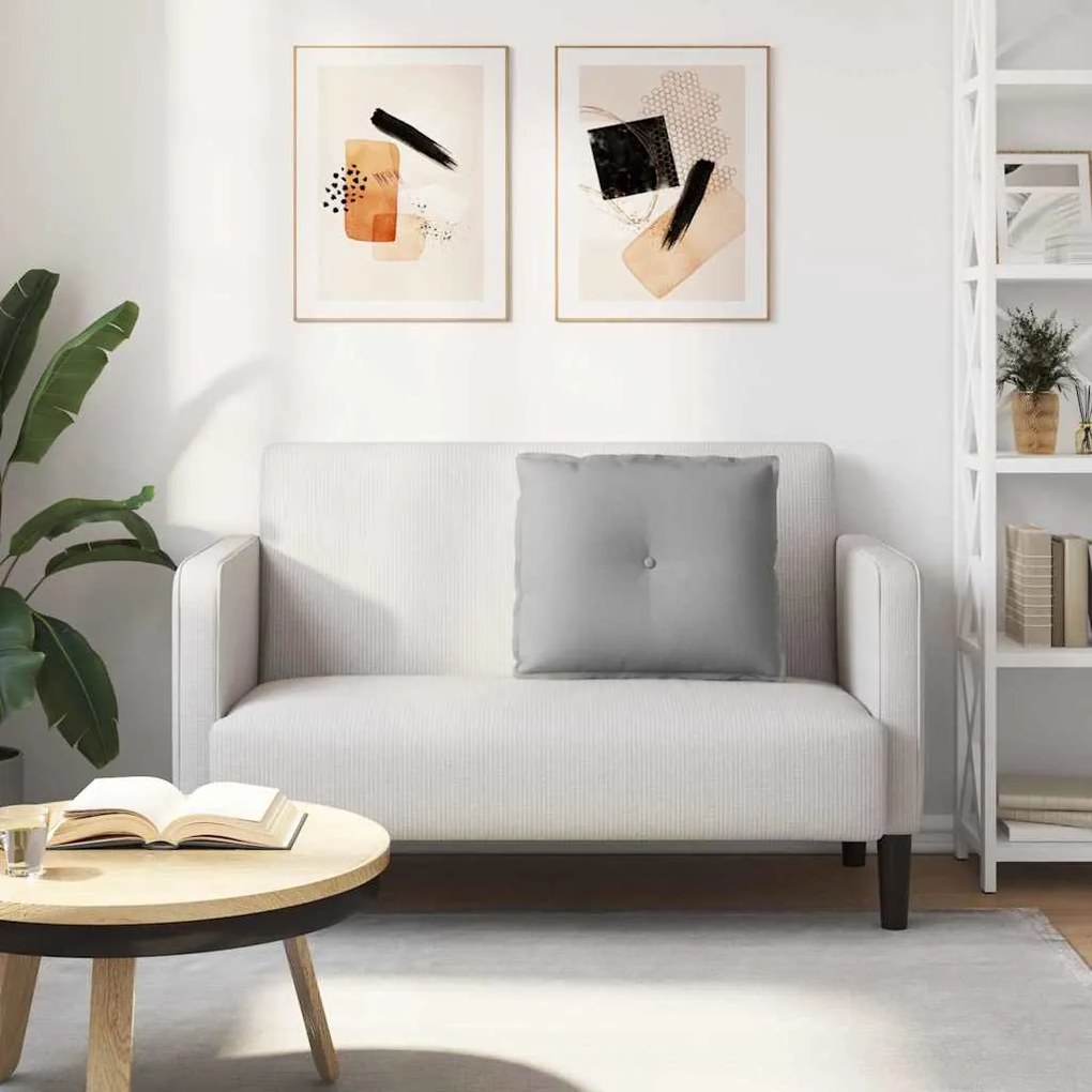 vidaXL Μαξιλάρι Πλάτης Σκίουρος Γκρί 60 x 19 x 50 εκ ύφασμα