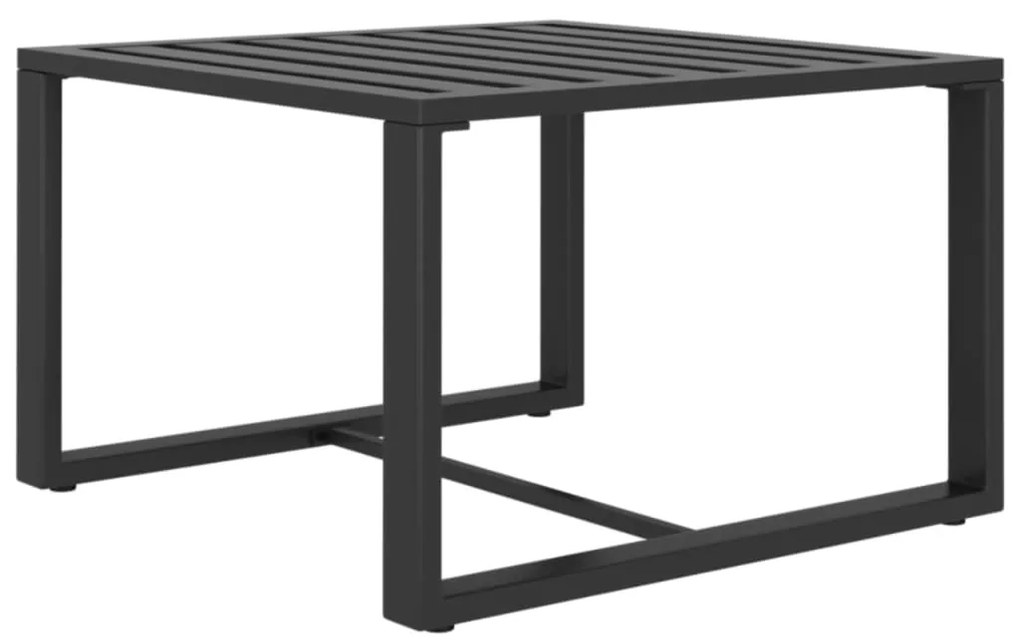 vidaXL Σαλόνι Κήπου 9 Τεμαχίων Ανθρακί Αλουμινίου με Μαξιλάρια