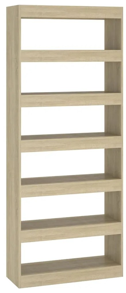 Βιβλιοθήκη/Διαχωριστικό Sonoma Δρυς 80x30x198 εκ. Επεξ. Ξύλο 811730