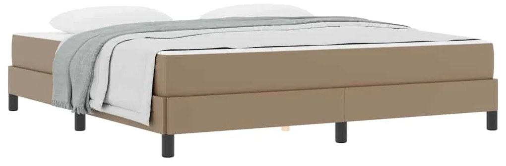 vidaXL Κρεβάτι Άλλο Καπουτσίνο 180 x 200 cm Τεχνητό δέρμα