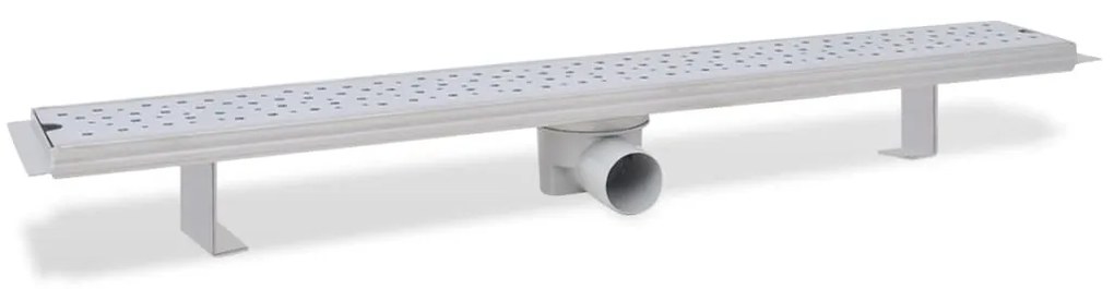vidaXL Σιφόνια Ντουζιέρας Γραμμικά 2 τεμ. 830x140 χιλ. Ανοξείδ. Ατσάλι
