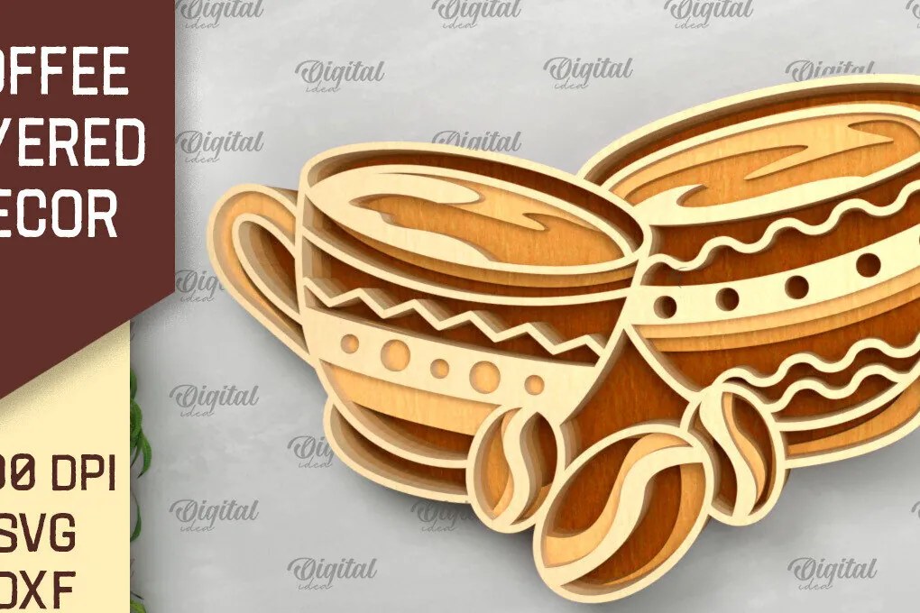 Intra απο ξύλο plywood  Χρώμα wenge 3mm-4mm πάχος - Διακόσμηση τοίχου με στρώσεις καφέ Δίασταση 30x20 cm INTRAFABR-118810089