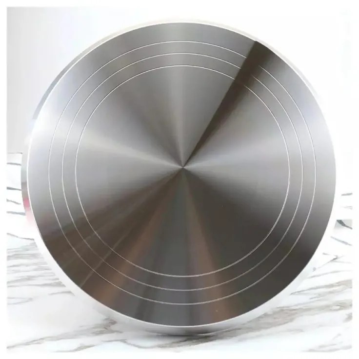 Βάση για το΄υρτα Klausberg KB 7710, Περιστρεφόμενη 360 g, 31 cm, Ασημί