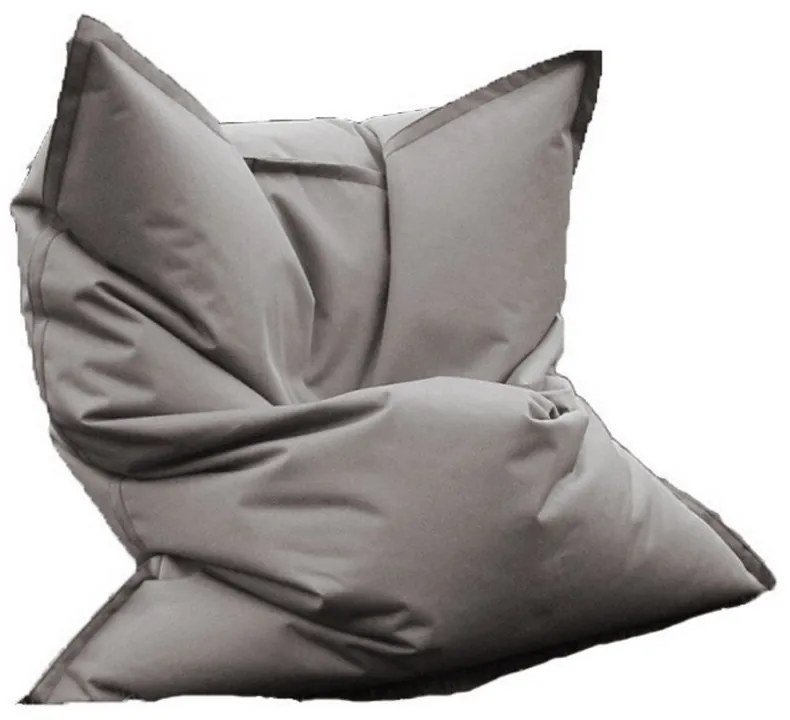 Πουφ Kenya 01-00-1054 Αδιάβροχο 180x140x56cm Grey