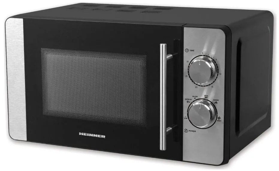 Heinner HMW-20MBKSS Φούρνος Μικροκυμάτων 20lt Μαύρος