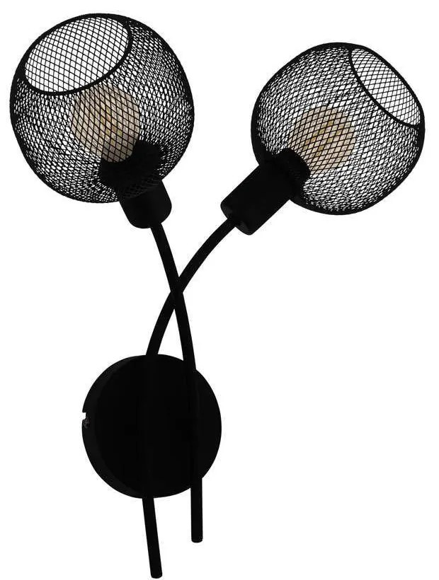 Φωτιστικό Τοίχου-Απλίκα 'Wrington 1' 43375 Black Eglo Metal