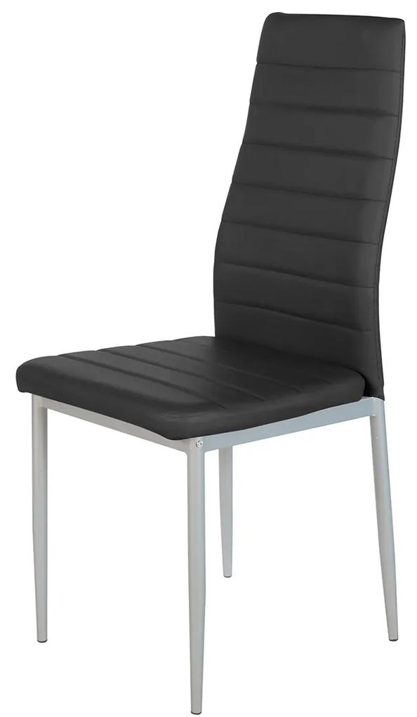 Καρέκλα ArteLibre ROSE Μαύρο PVC 53x39x96cm