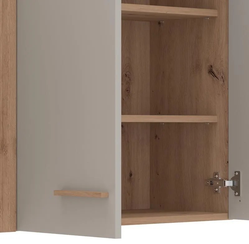 Σύνθεση Κουζίνας BELFORT 200 Artisan Oak - Cashmere 200x51x200εκ. 200x51x200 εκ.