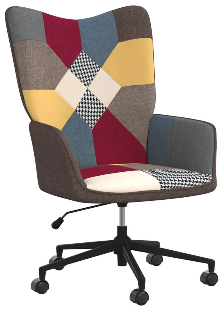vidaXL Πολυθρόνα Relax Σχέδιο Patchwork Υφασμάτινη