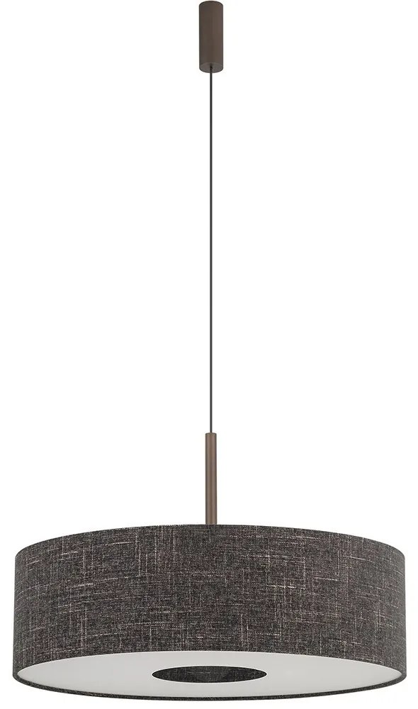 Φωτιστικό Οροφής Amarela L 11660 65x130cm 25W 1xE27 Choco-Black Nowodvorski