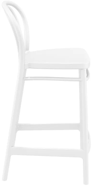ΣΚΑΜΠΟ ΒΙΚΤΟΡ 65εκ.WHITE ΠΟΛ/ΝΙΟΥ 44X50X96εκ. 44X50X96εκ. (Σετ 4 ΤΕΜ)