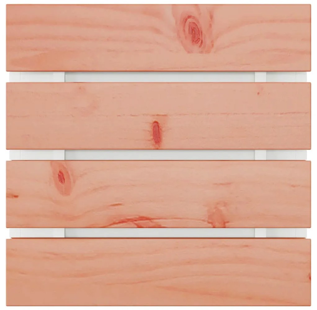 vidaXL Παγκάκι κήπου Λευκό 40 x 40 x 43 cm Ατσάλι