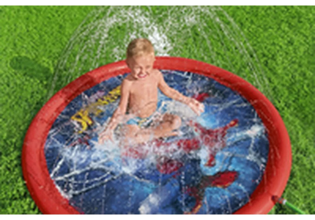 Παιχνίδι Ψεκαστήρας νερού Bestway Πλαστική ύλη Spiderman Ø 165 cm