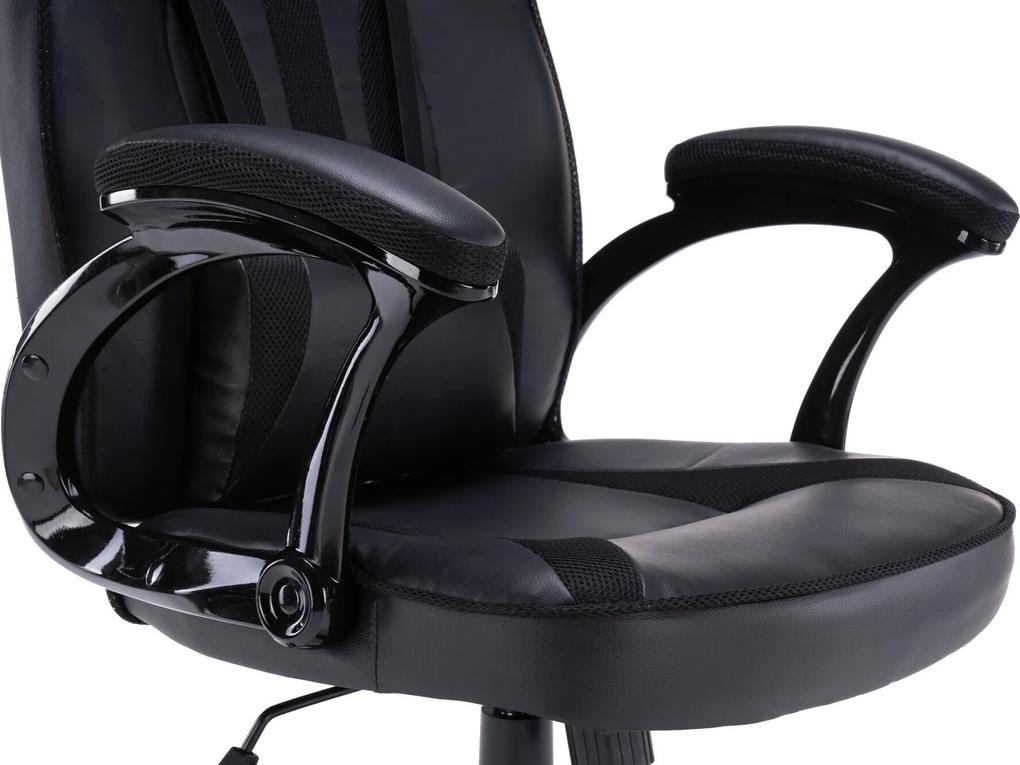 Καρέκλα gaming Mandeville 231, Μαύρο, 120x66x67cm, 17 kg, Με μπράτσα, Με ρόδες, Μηχανισμός καρέκλας: Κλίση | Epipla1.gr